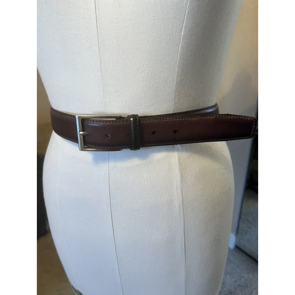 Magnanni New Genuine Leather Belt - 1078 - Cognac Brown - Size 44 Made In Spain